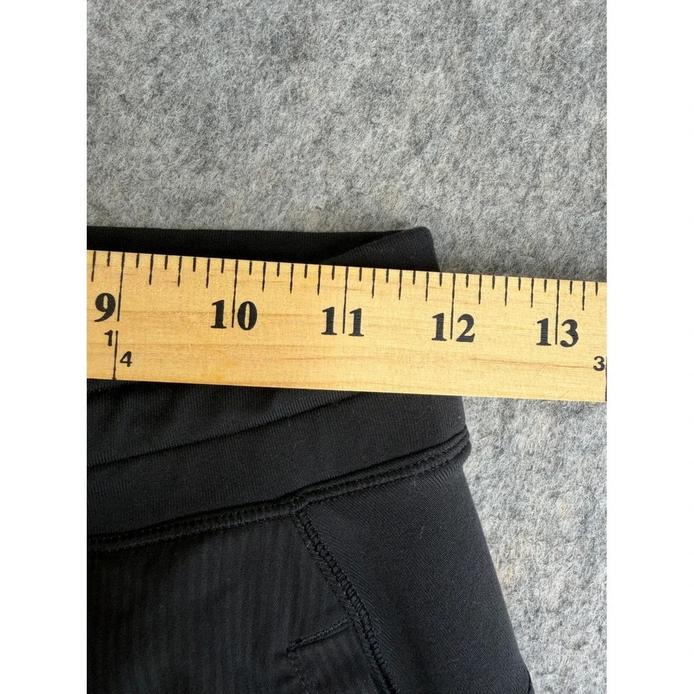 Ivivva by Lululemon Dance Studio Live to Move Pants Girls 12 Black Roll Up Cuffs